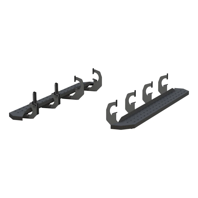 ARIES RidgeStep 6-1/2" x 75" Black Steel Running Boards Model 2055530