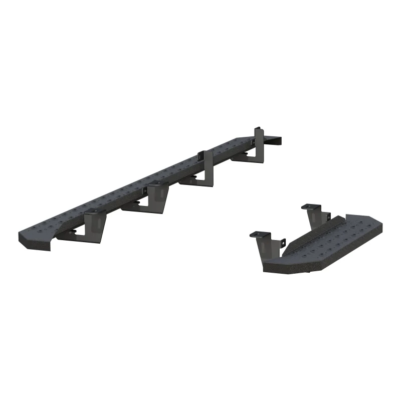 ARIES RidgeStep 6-1/2" x 96", 36" Black Steel Running Boards Model 2055537