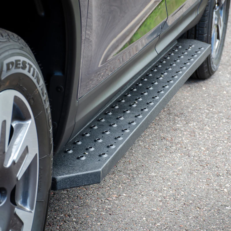 ARIES RidgeStep 6-1/2" x 85" Black Steel Running Boards Model 2055538 - Image 2