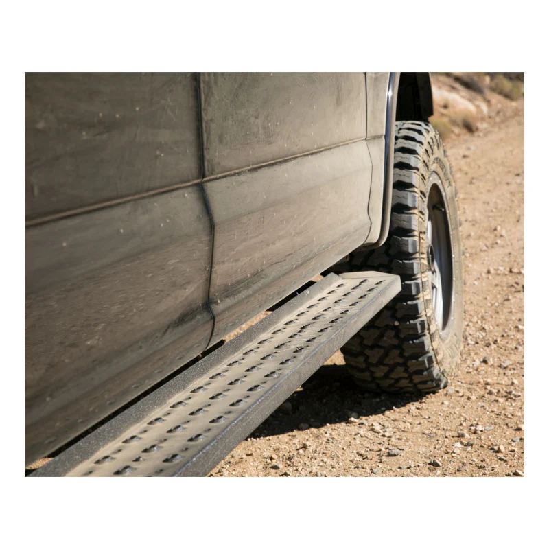 ARIES RidgeStep 6-1/2" x 85" Black Steel Running Boards Model 2055552 - Image 10