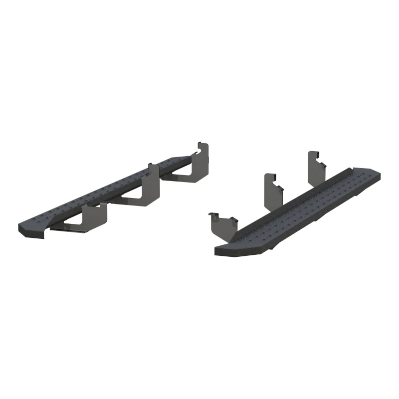 ARIES RidgeStep 6-1/2" x 85" Black Steel Running Boards Model 2055552 - Image 5