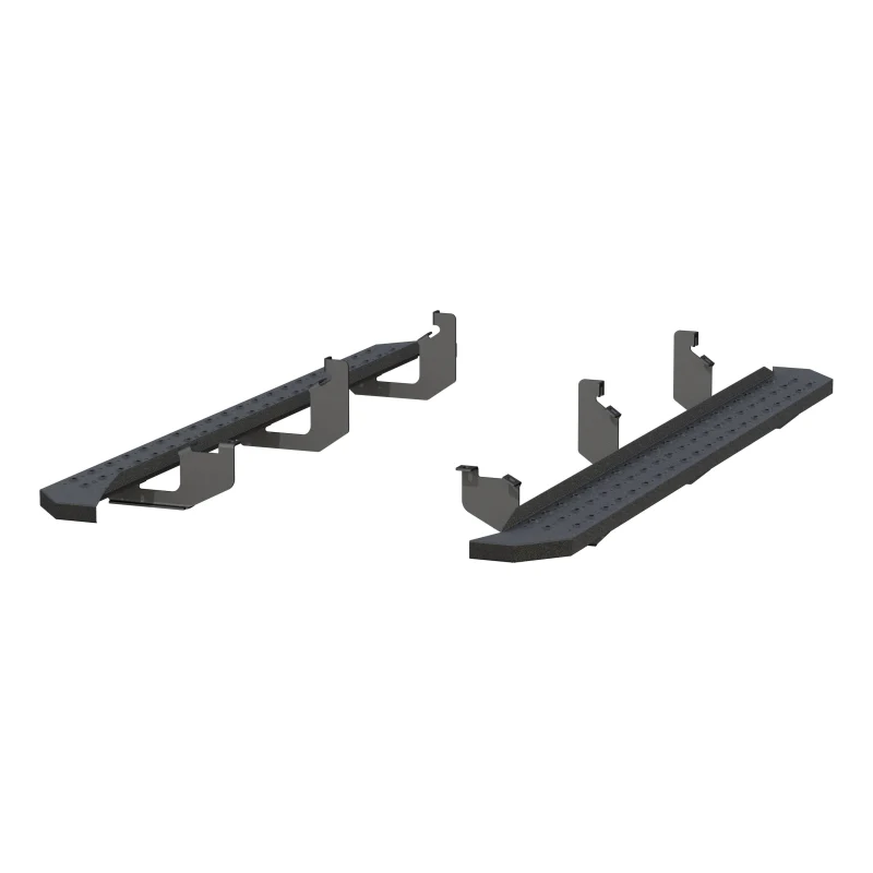 ARIES RidgeStep 6-1/2" x 85" Black Steel Running Boards Model 2055552 - Image 6