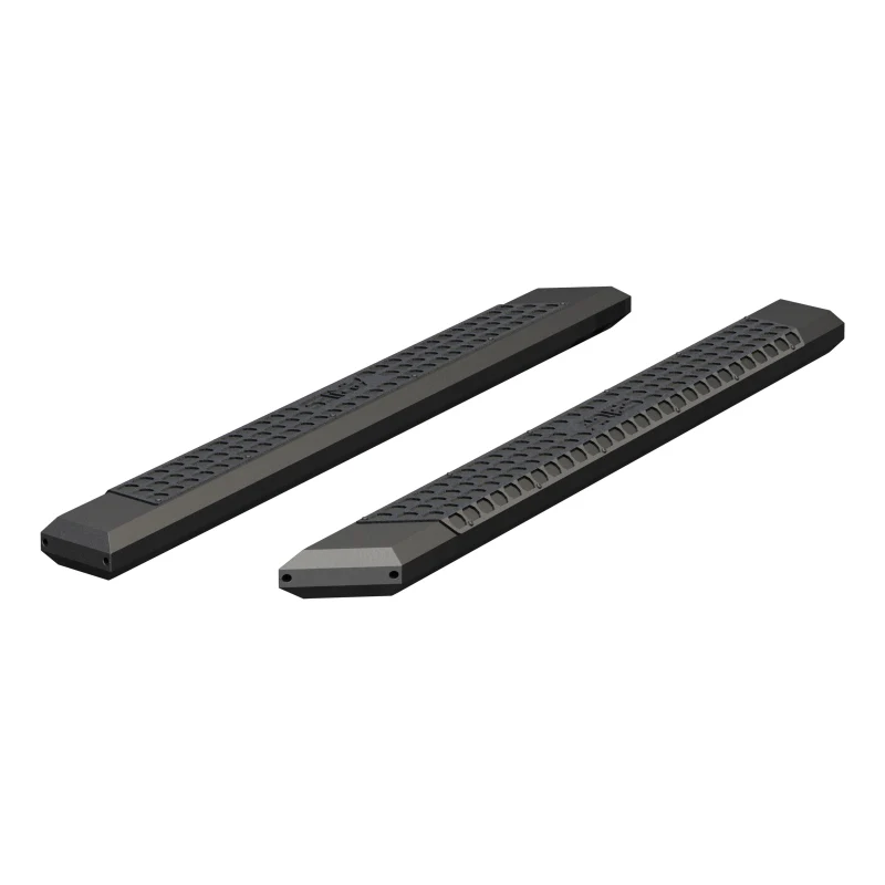 ARIES AdvantEDGE 5-1/2" x 75" Black Aluminum Running Boards (No Brackets) Model 2055975