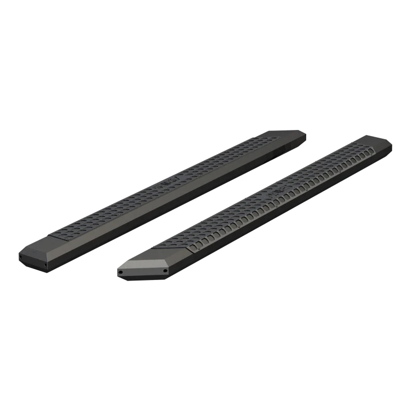 ARIES AdvantEDGE 5-1/2" x 91" Black Aluminum Running Boards (No Brackets) Model 2055991