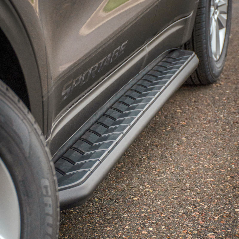 ARIES AeroTread 5" x 73" Black Stainless Running Boards Model 2061022 - Image 2