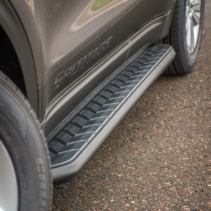 ARIES AeroTread 5" x 73" Black Stainless Running Boards Model 2061041 - Image 2