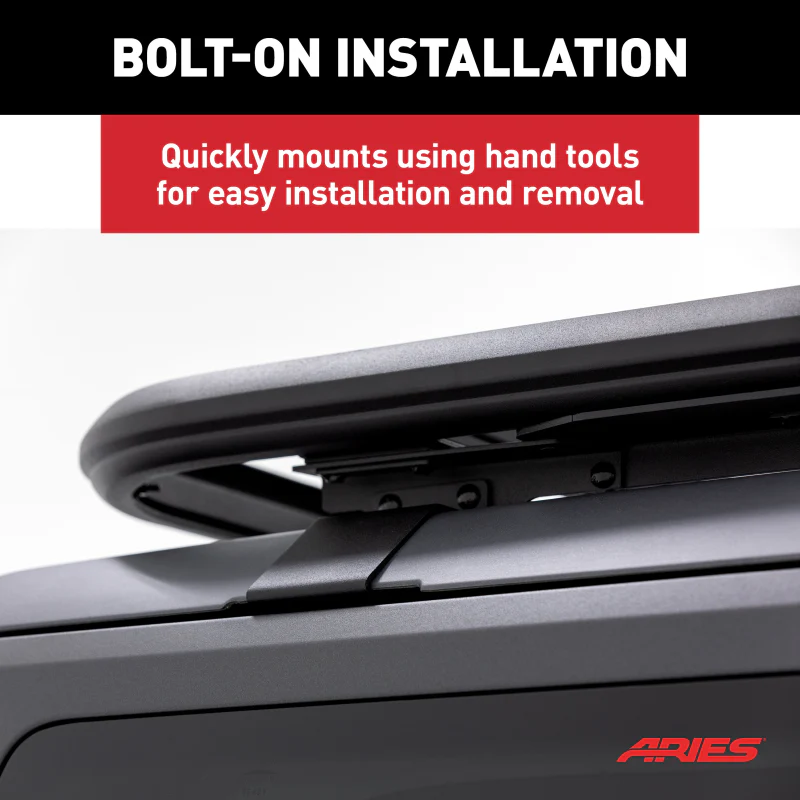 ARIES Textured Black Aluminum Platform Roof Rack for Ford Bronco 2-Door Model 2070615 - Image 5