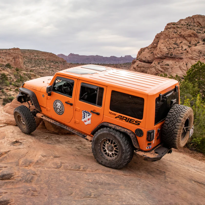 ARIES Rocker Step Running Boards, Select Jeep Wrangler JK Unlimited Model 2074101 - Image 8