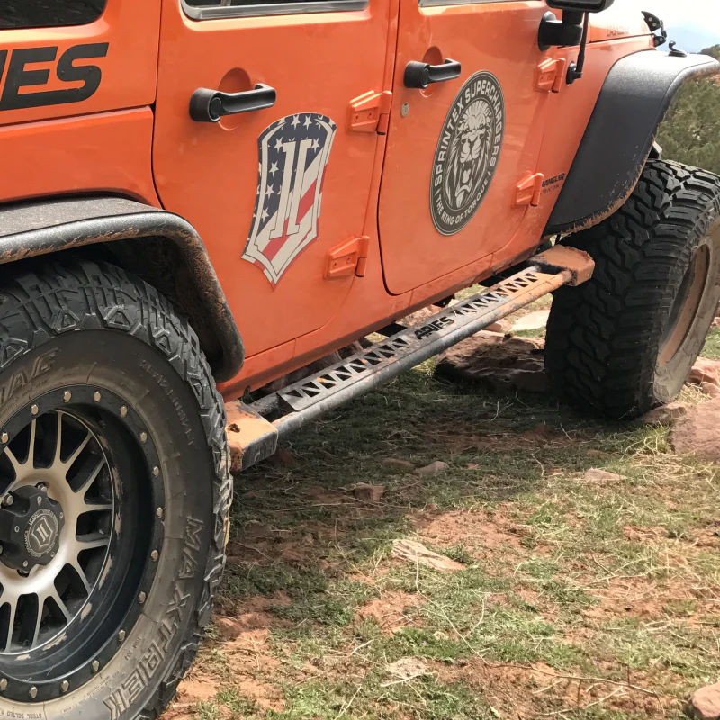 ARIES Rocker Step Running Boards, Select Jeep Wrangler JK Unlimited Model 2074101 - Image 9