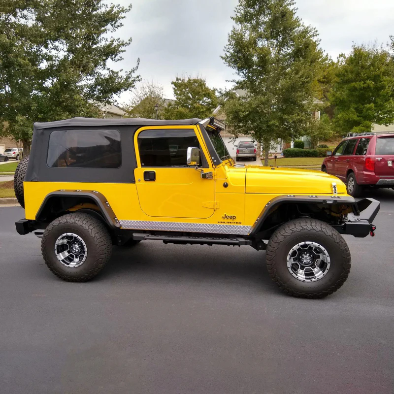 ARIES Rocker Step Running Boards, Select Jeep Wrangler TJ Model 2074102 - Image 8