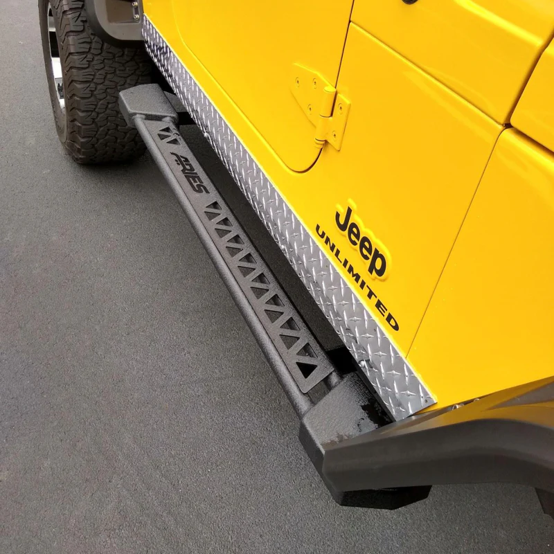 ARIES Rocker Step Running Boards, Select Jeep Wrangler TJ Model 2074102 - Image 9