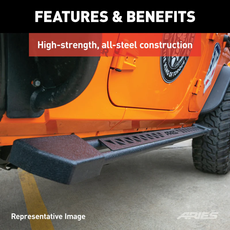 ARIES Rocker Step Running Boards Model 2074106 - Image 6