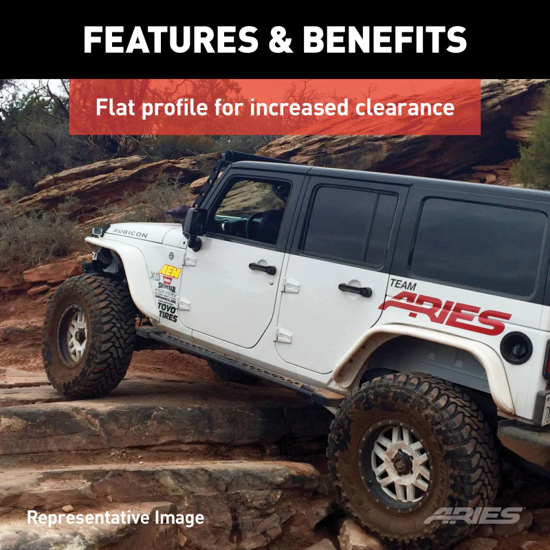 ARIES Rocker Step Running Boards Model 2074110 - Image 8