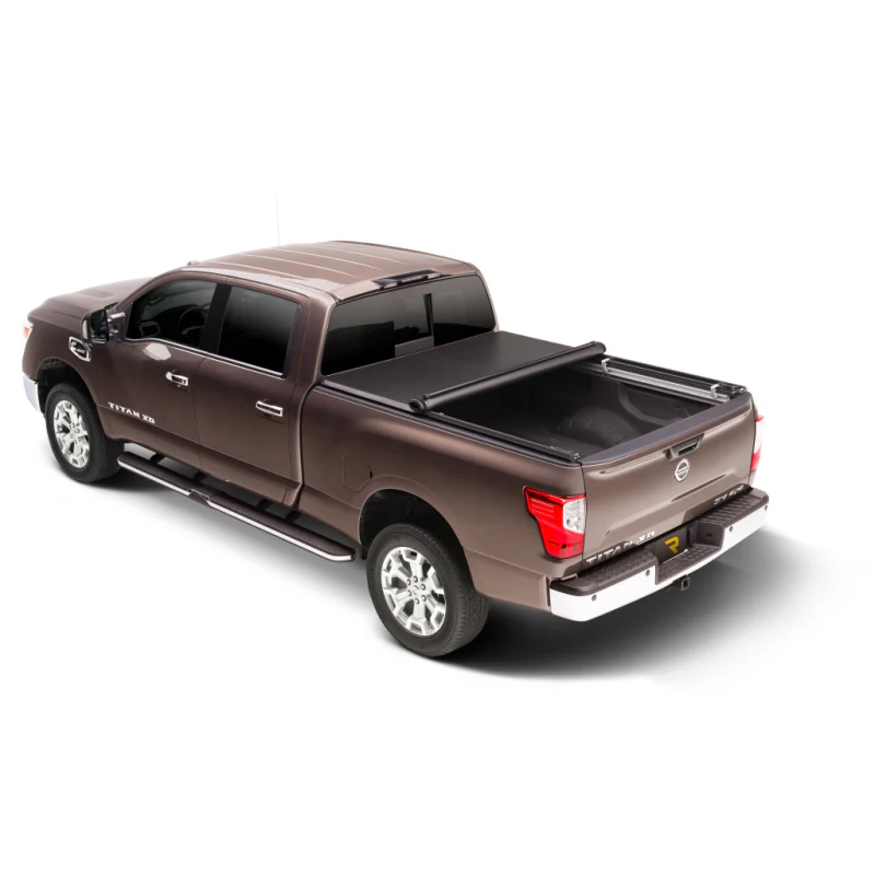 Truxedo TruXport Tonneau Cover - Black - 2008-2015 Nissan Titan 7' 3" Bed with Utili-Track System Model 207801 - Image 2