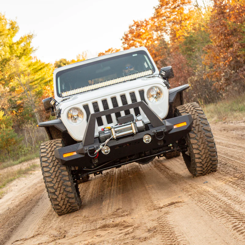 ARIES TrailChaser Jeep Wrangler JL, Gladiator Aluminum Front Bumper Corners Model 2081209 - Image 7