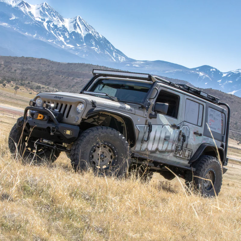 ARIES TrailChaser Jeep Wrangler Aluminum Front Bumper Round Brush Guard Model 2081255 - Image 8
