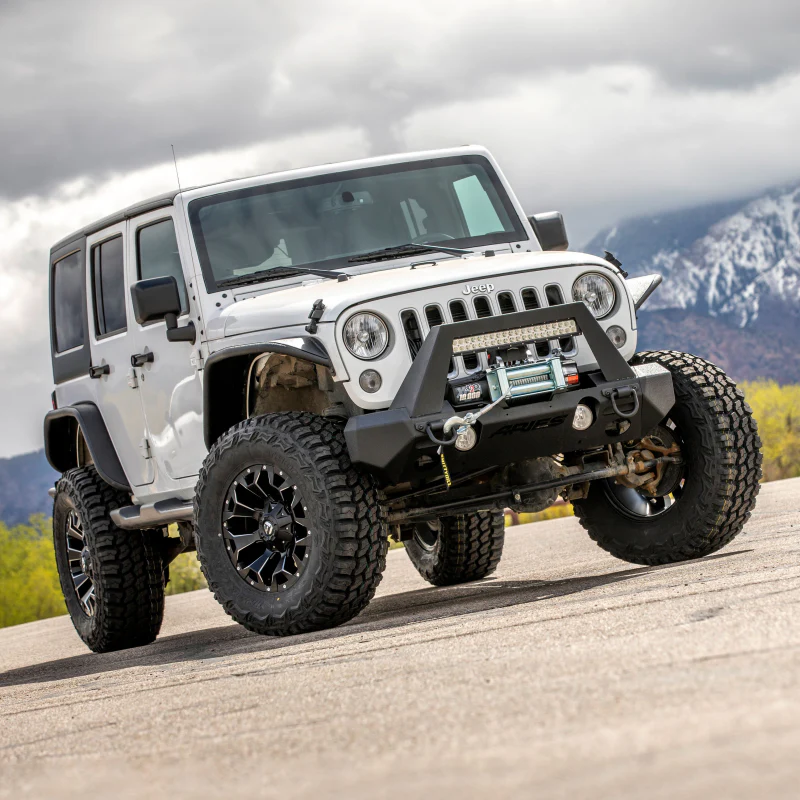 ARIES TrailChaser Jeep Wrangler JK Aluminum Front Bumper (Option 2) Model 2082055 - Image 8