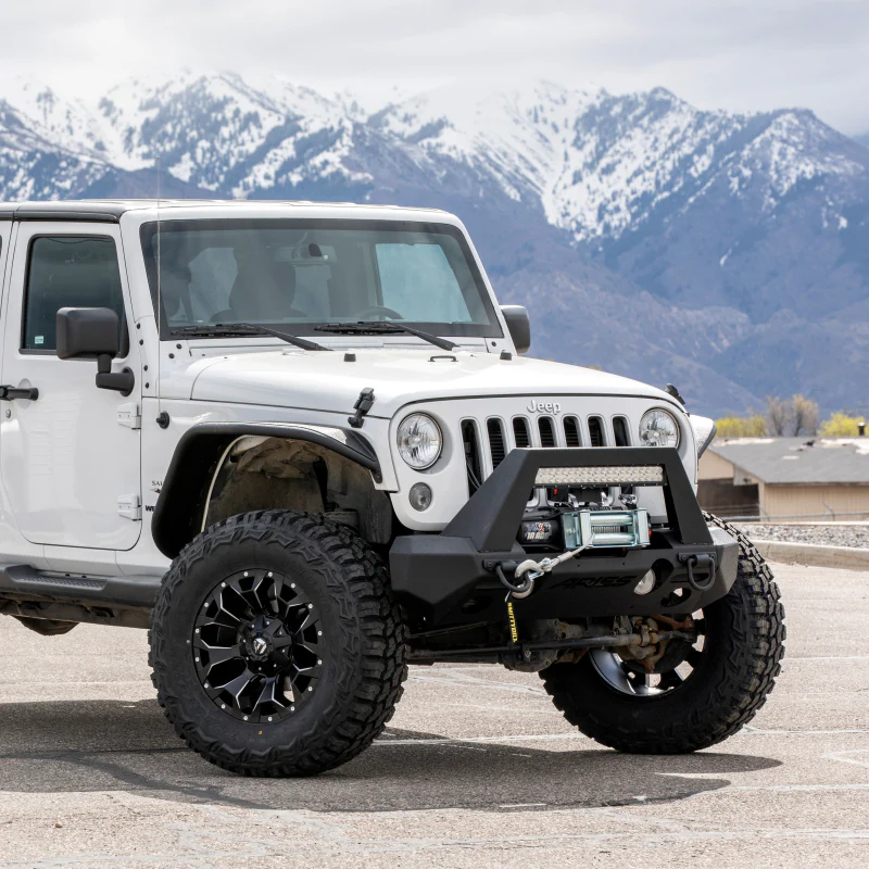 ARIES TrailChaser Jeep Wrangler JK Aluminum Front Bumper (Option 2) Model 2082055 - Image 9