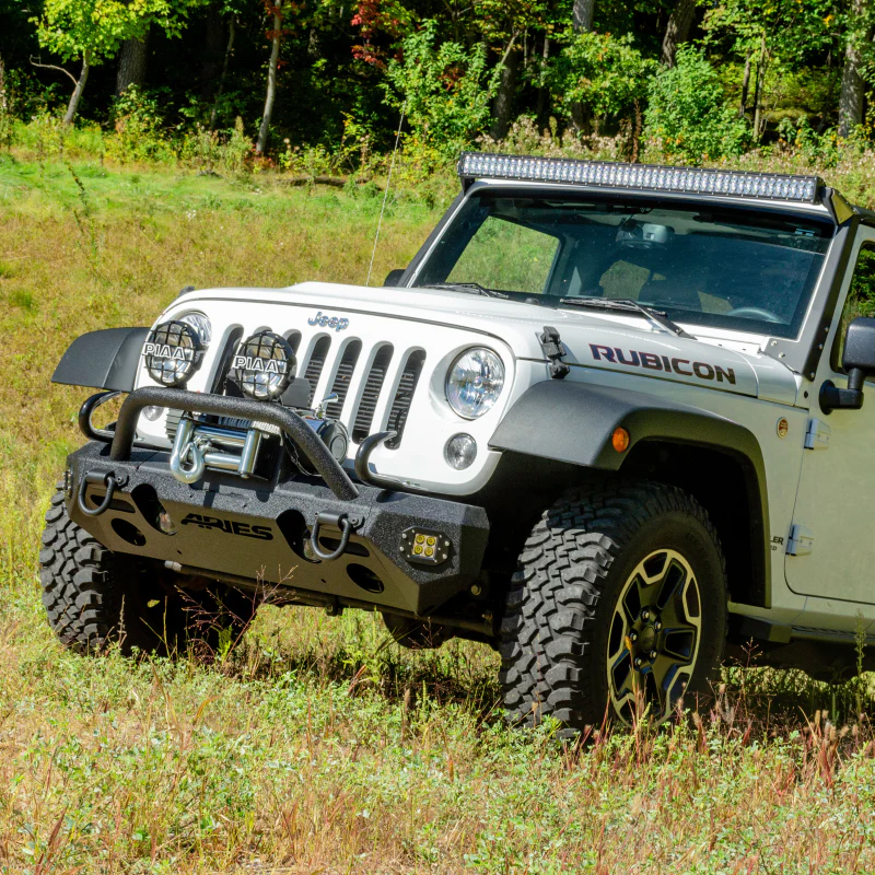 ARIES TrailChaser Jeep Wrangler JK Aluminum Front Bumper (Option 3) Model 2082058 - Image 10
