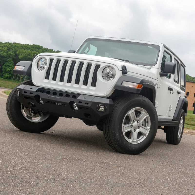 ARIES TrailChaser Jeep Wrangler JL, Gladiator Aluminum Front Bumper (Option 5) Model 2082075 - Image 9