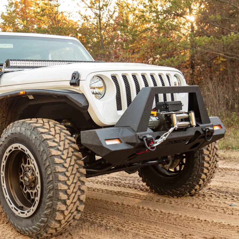 ARIES TrailChaser Jeep Wrangler JL Front Bumper with Fender Flares (Option 9) Model 2082097 - Image 10
