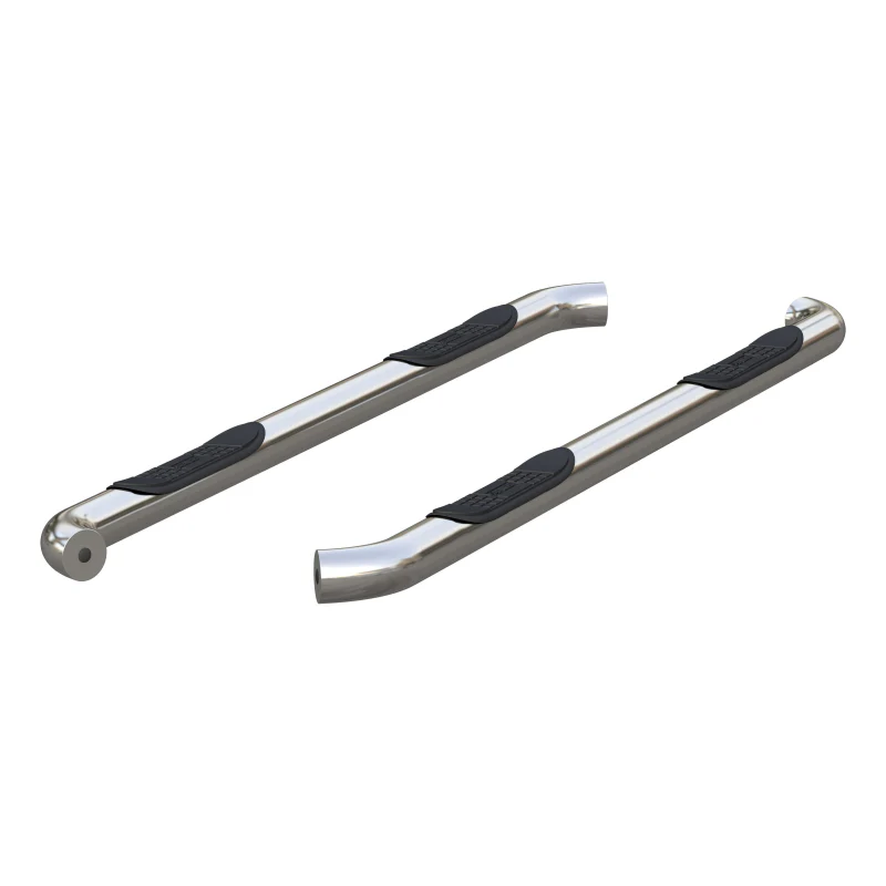 ARIES 3" Round Polished Stainless Step Nerf Bars Model 209042-2
