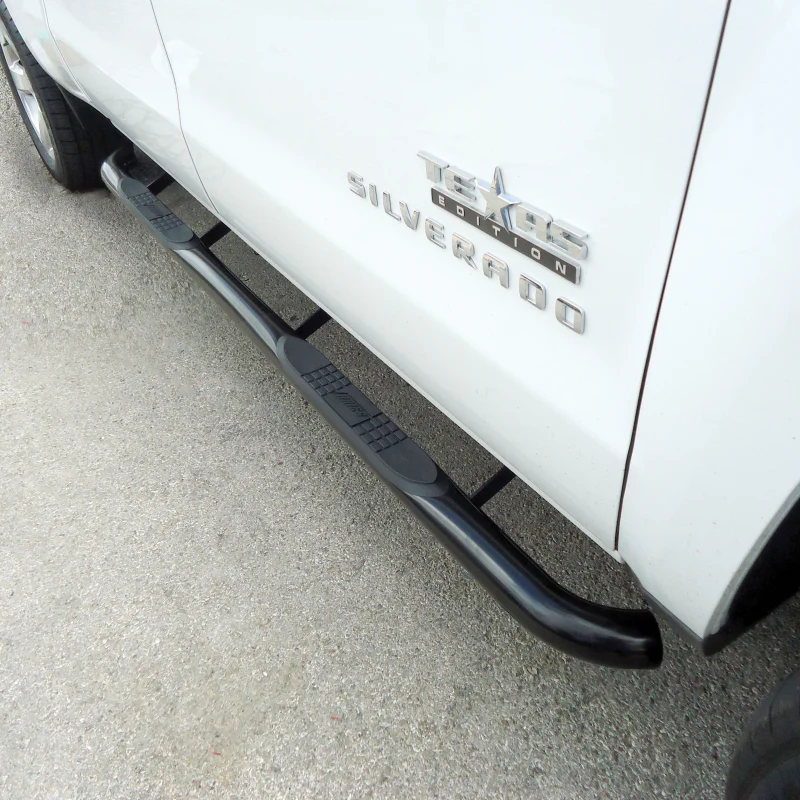 ARIES 3" Round Black Stainless Step Nerf Bars Model 214045 - Image 7