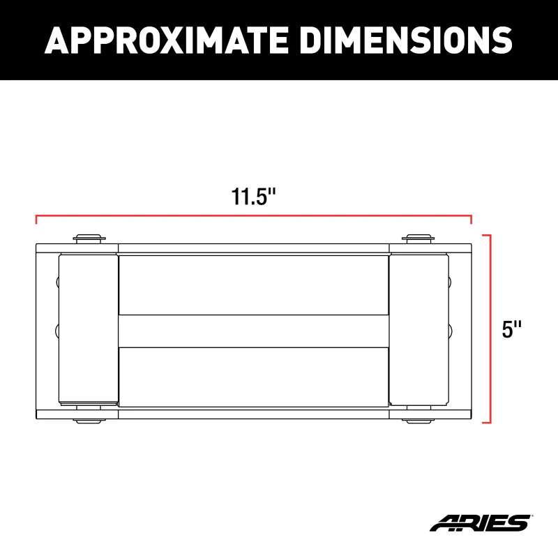 ARIES Winch Roller Fairlead Model 2156071 - Image 2
