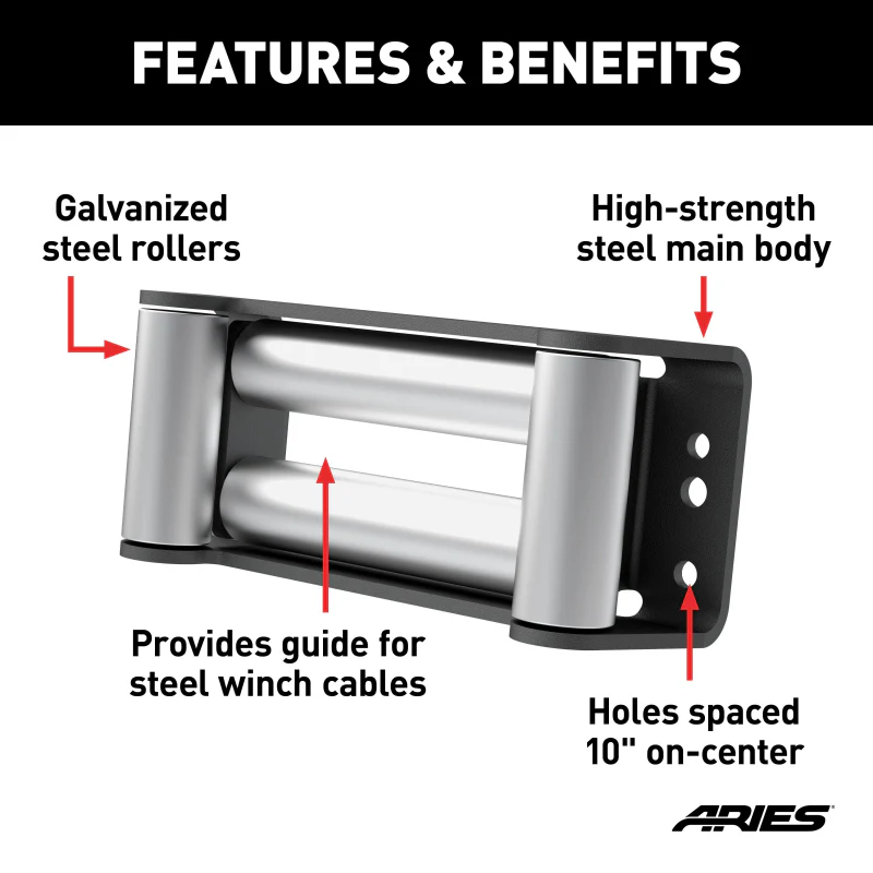 ARIES Winch Roller Fairlead Model 2156071 - Image 3