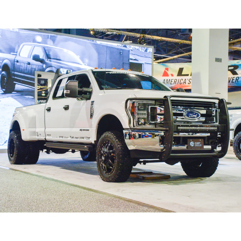 ARIES Pro Series Black Steel Grille Guard with Light Bar, Select Ford Super Duty Model 2170014 - Image 13