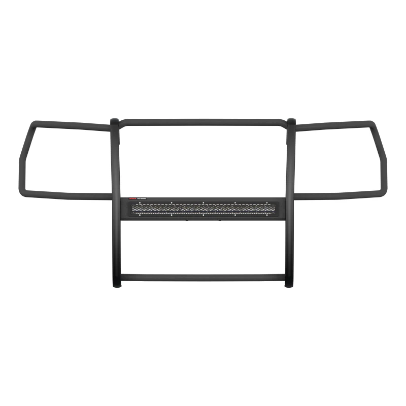 ARIES Pro Series Black Steel Grille Guard with Light Bar, Select Chevy Silverado 1500 Model 2170035 - Image 2