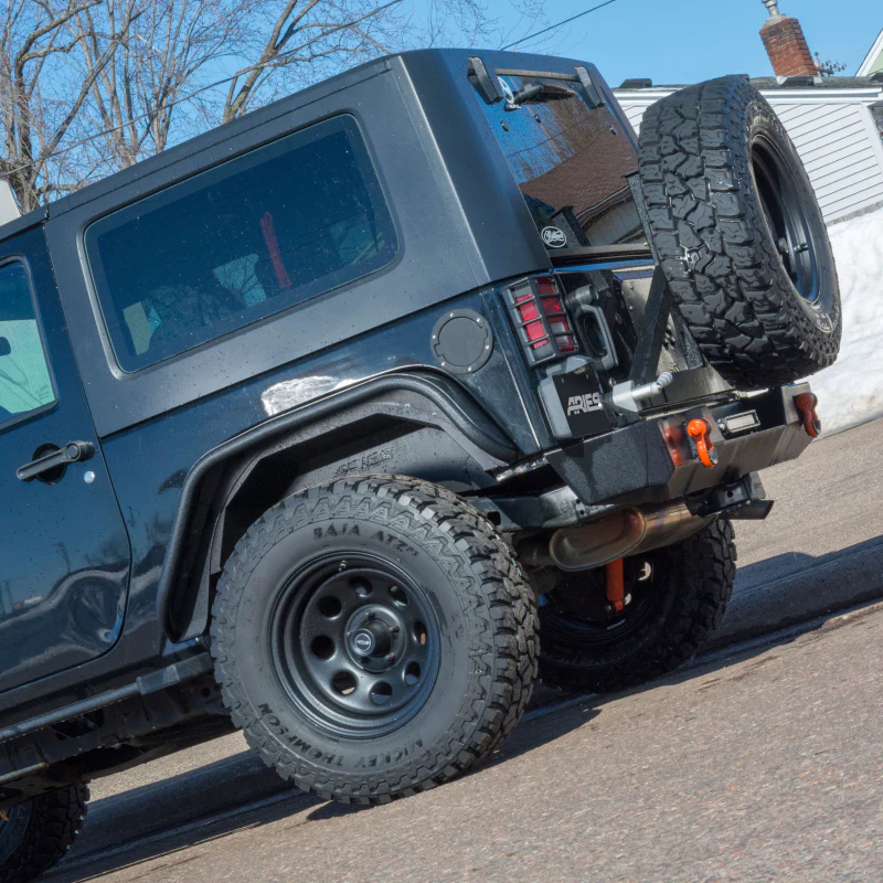 ARIES Jeep Wrangler JK Aluminum Rear Inner Fender Liners Model 2500350 - Image 8