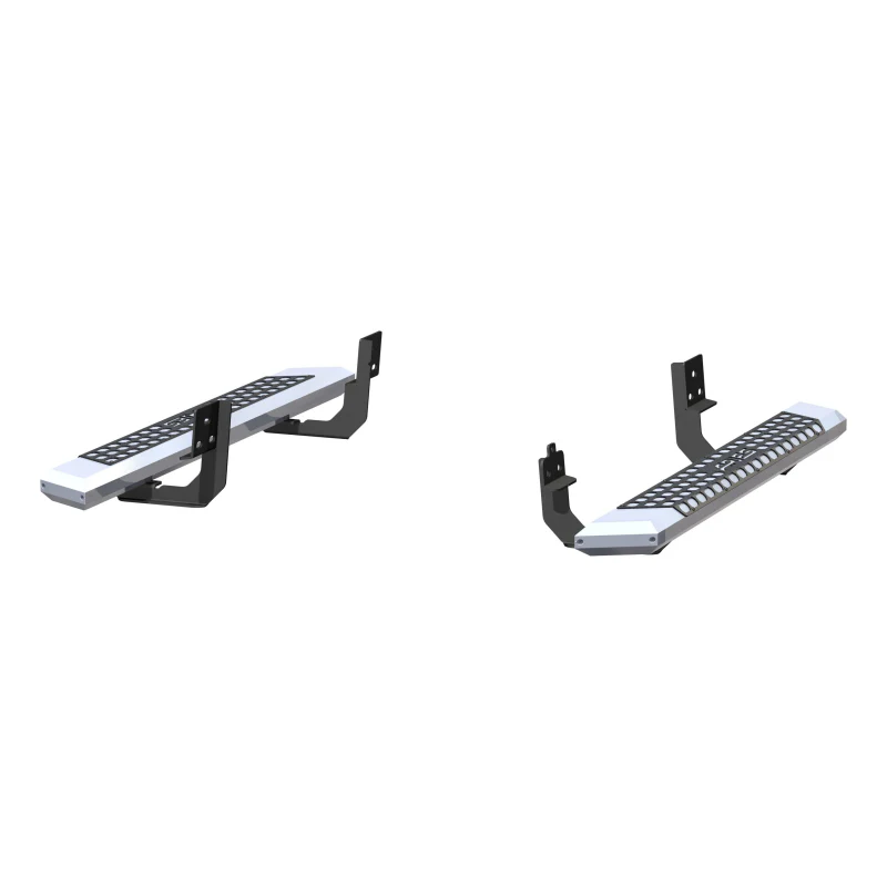 ARIES AdvantEDGE 5-1/2" x 53" Chrome Aluminum Running Boards Model 2555001