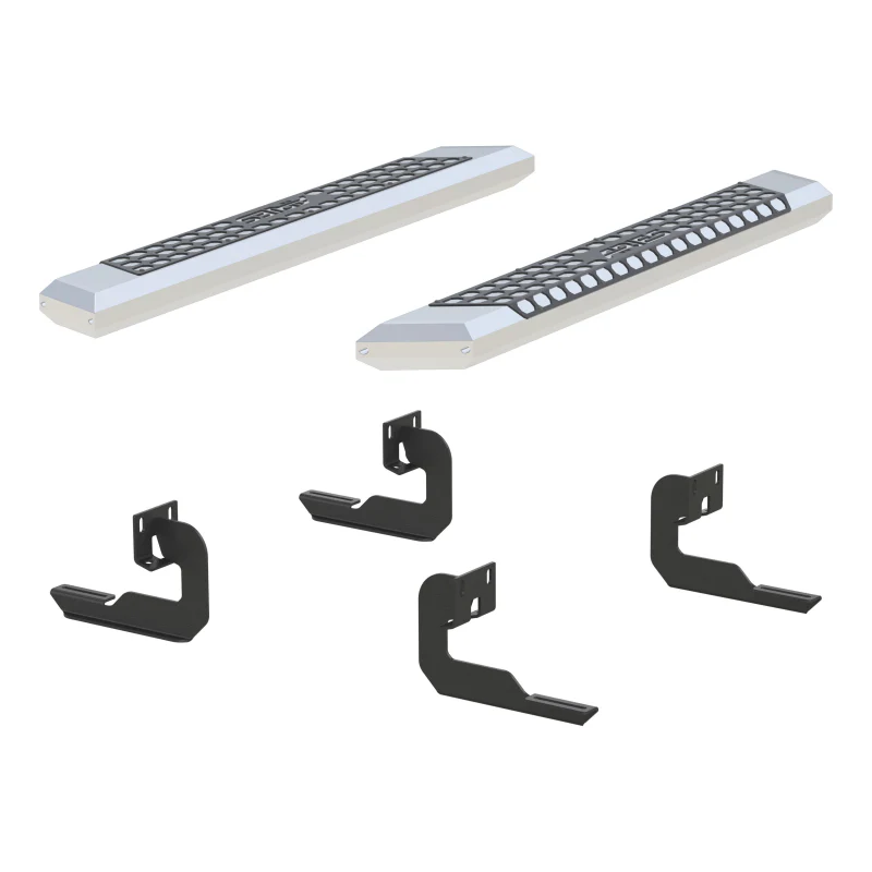 ARIES AdvantEDGE 5-1/2" x 53" Chrome Aluminum Running Boards Model 2555007