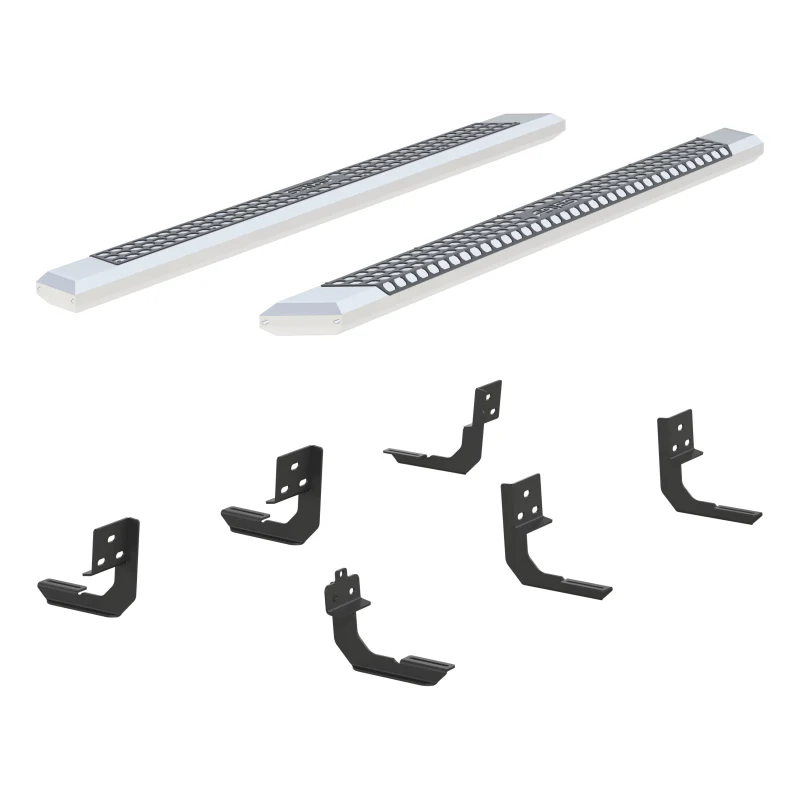 ARIES AdvantEDGE 5-1/2" x 91" Chrome Aluminum Running Boards Model 2555026