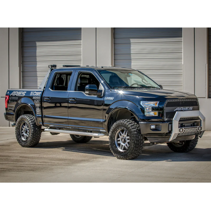 ARIES AdvantEDGE 5-1/2" x 91" Chrome Aluminum Running Boards Model 2555048 - Image 9
