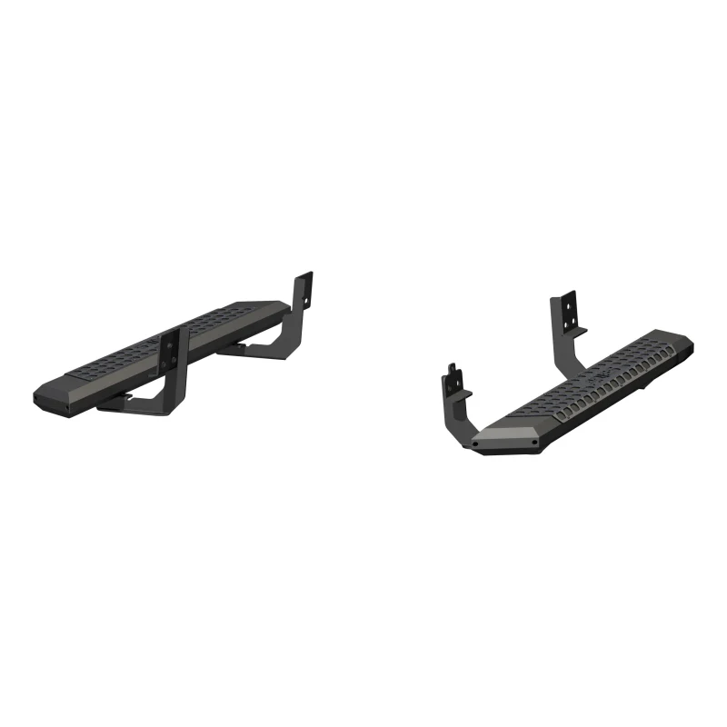 ARIES AdvantEDGE 5-1/2" x 53" Black Aluminum Running Boards Model 2556001