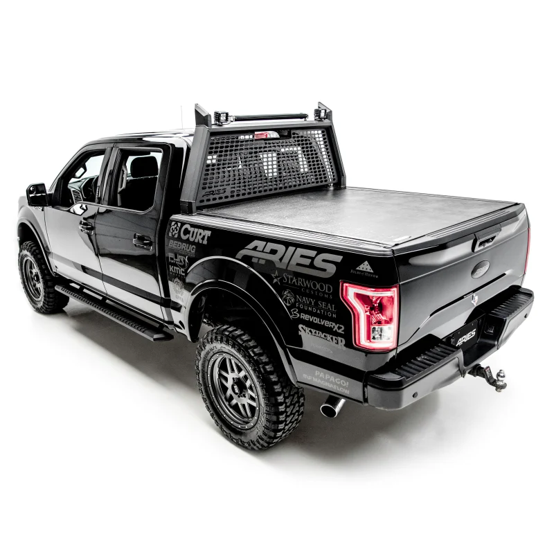 ARIES AdvantEDGE 5-1/2" x 75" Black Aluminum Running Boards Model 2556008 - Image 9
