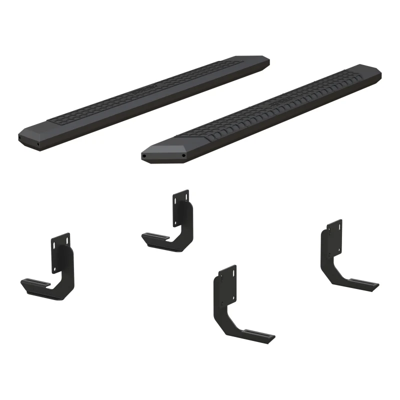ARIES AdvantEDGE 5-1/2" x 75" Black Aluminum Running Boards Model 2556014