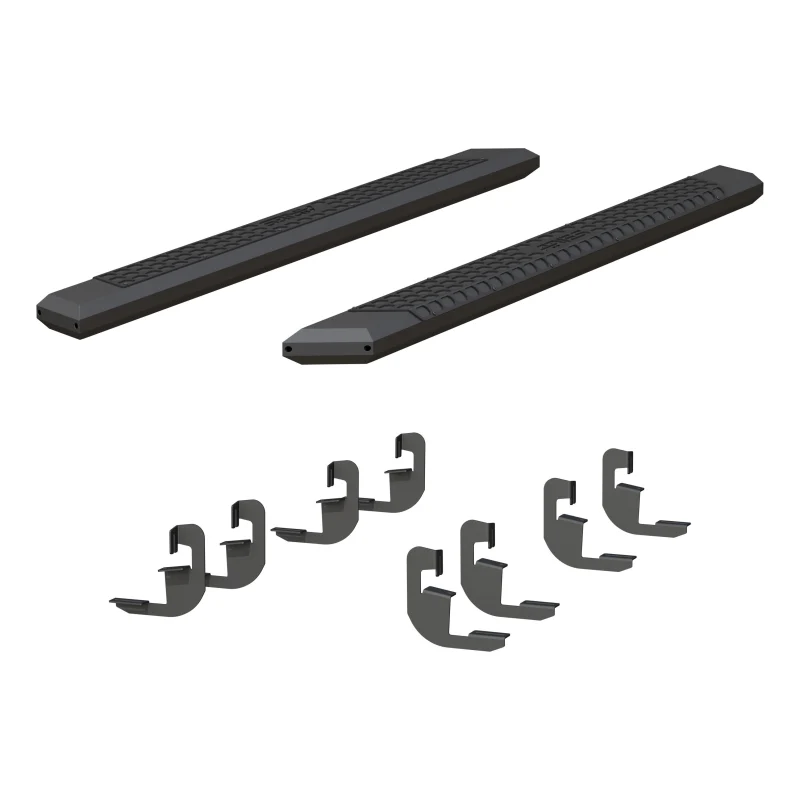 ARIES AdvantEDGE 5-1/2" x 75" Black Aluminum Running Boards Model 2556051