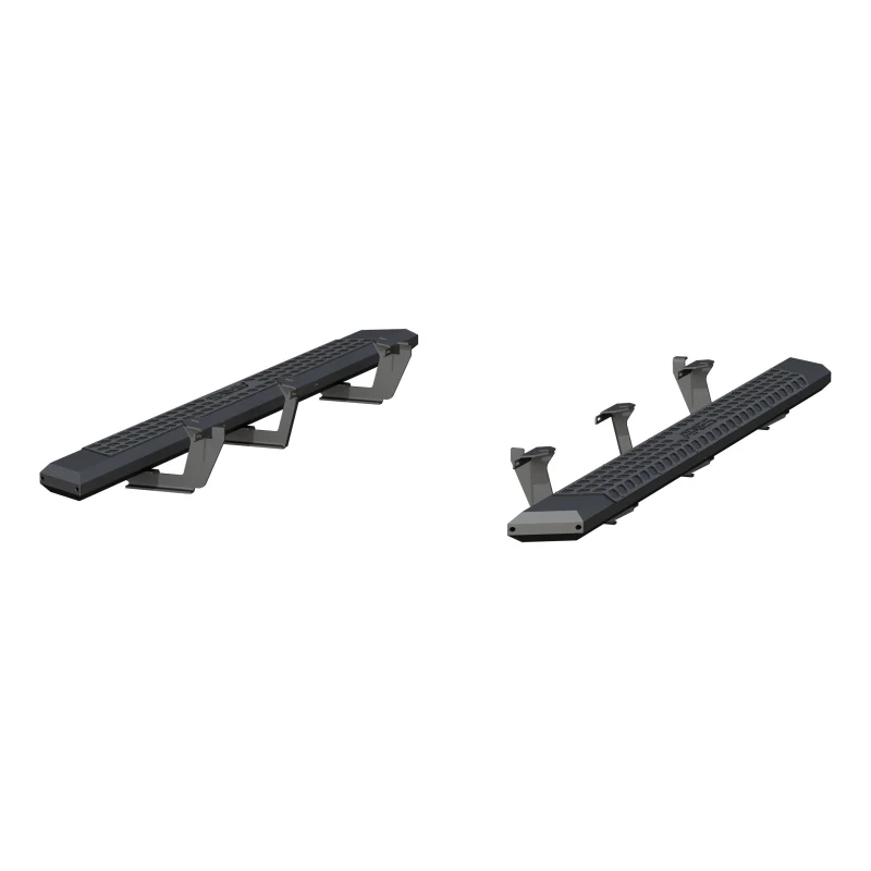 ARIES AdvantEDGE 5-1/2" x 75" Black Aluminum Running Boards Model 2556053