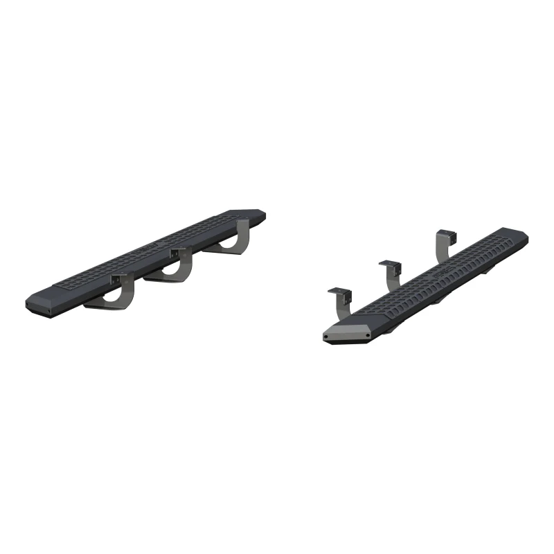 ARIES AdvantEDGE 5-1/2" x 75" Black Aluminum Running Boards Model 2556054