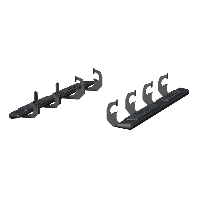 ARIES AscentStep 5-1/2" x 75" Black Steel Running Boards Model 2558021
