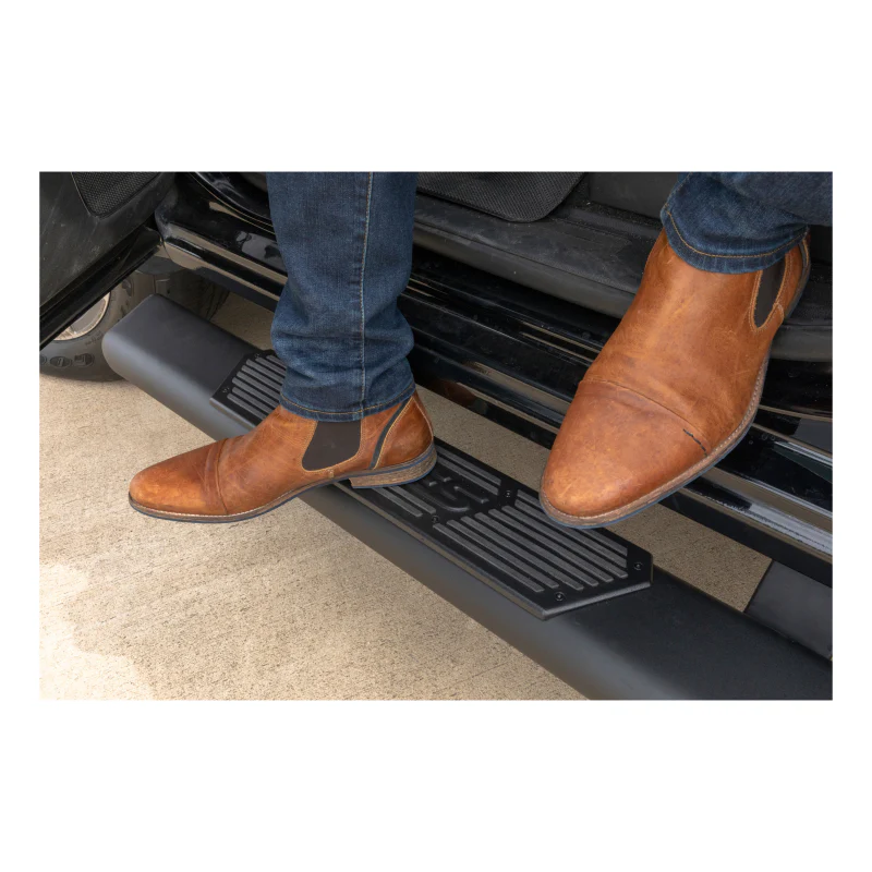 ARIES AscentStep 5-1/2" x 85" Black Steel Running Boards Model 2558052 - Image 9