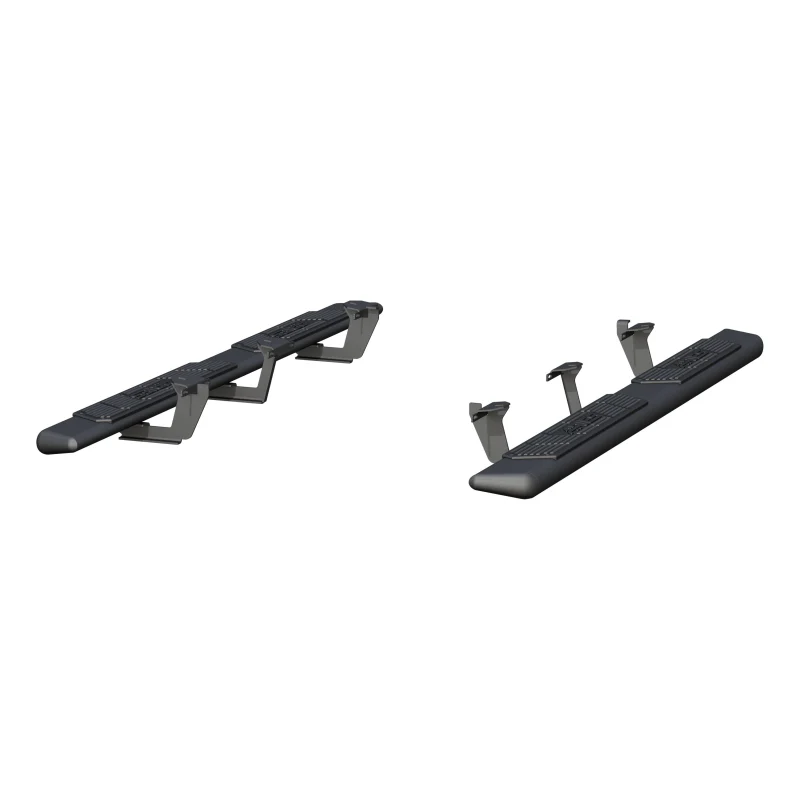 ARIES AscentStep 5-1/2" x 75" Black Steel Running Boards Model 2558053