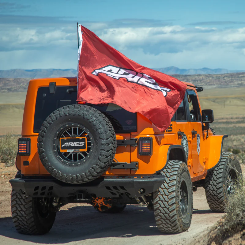 ARIES Jeep Wrangler JK Heavy-Duty Spare Tire Carrier Model 2563000 - Image 10