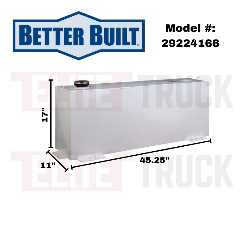 Better Built 36 Gallon White Steel Heavy Duty Series Vertical Liquid Transfer Tank Model 29224166 - Image 2