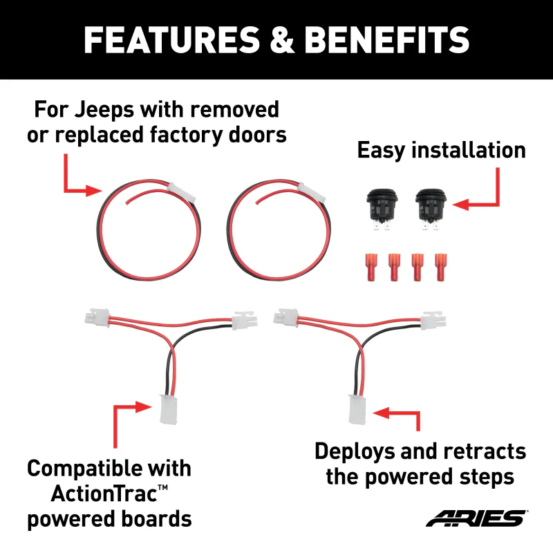 ARIES ActionTrac Door Delete Kit Model 3020000 - Image 2