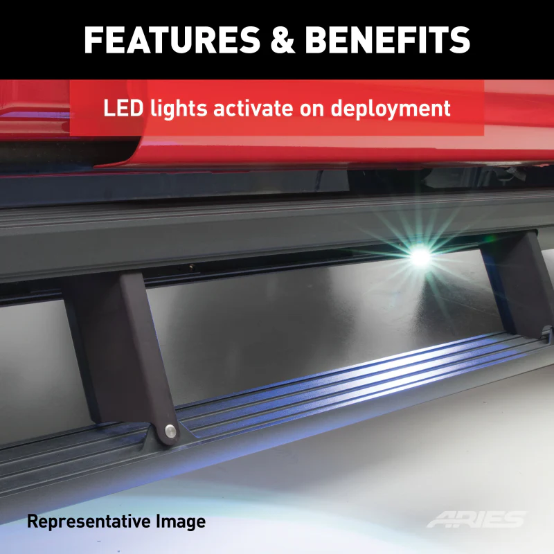 ARIES ActionTrac 83.6" Powered Electric Running Boards (No Brackets) Model 3025179 - Image 6