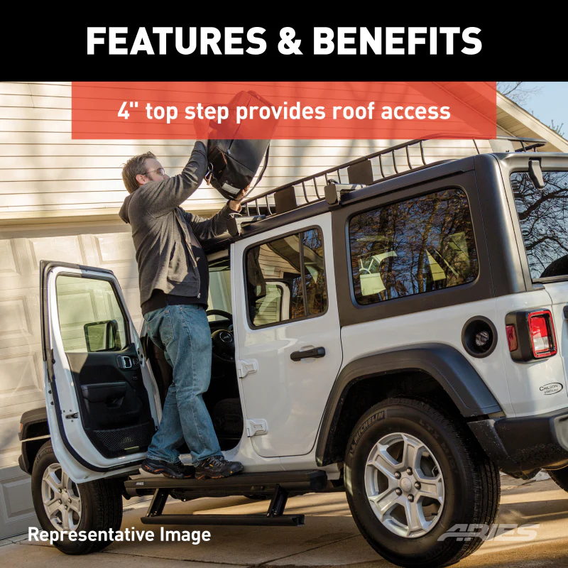 ARIES ActionTrac 87.6" Powered Electric Running Boards (No Brackets) Model 3025183 - Image 10
